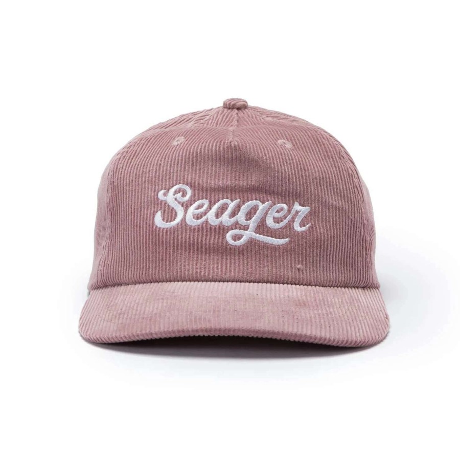 Accessories * | Seager Hat Big Corduroy X Kab Snapback Pink