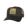 Mens * | Hansen Hansen Hat Chicken Patch Trucker Black (Blk)