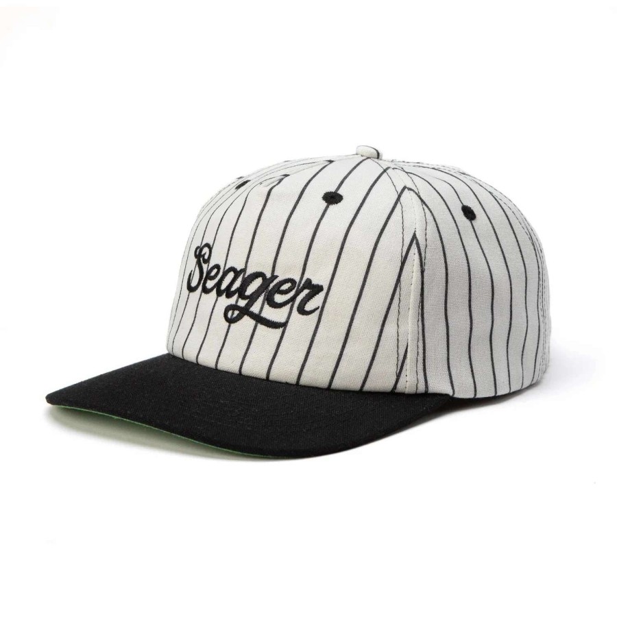 Womens * | Seager Hat The Bronx Hemp Snapback White/Black (Crm)