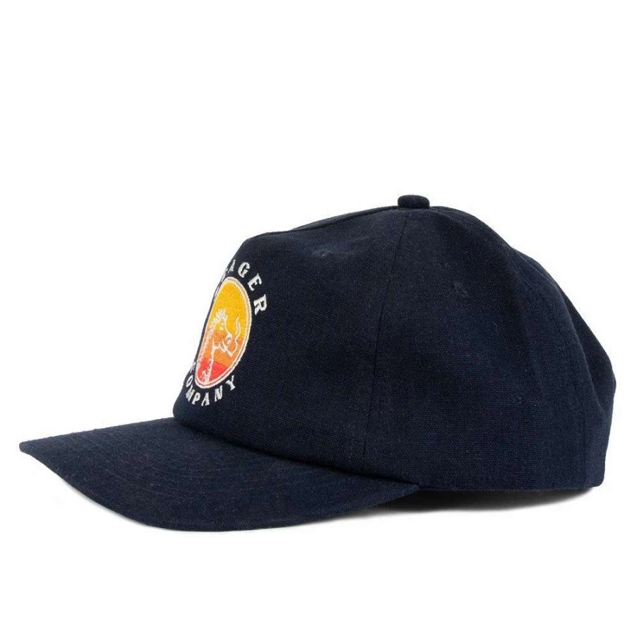 Accessories * | Seager Hat High Horse Hemp Snapback Navy