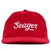 Womens * | Seager Hat Big Corduroy Snapback Red