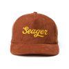 Accessories * | Seager Hat Big Corduroy Snapback Brown