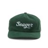 Mens * | Seager Hat Big Fleece Snapback Forest Green