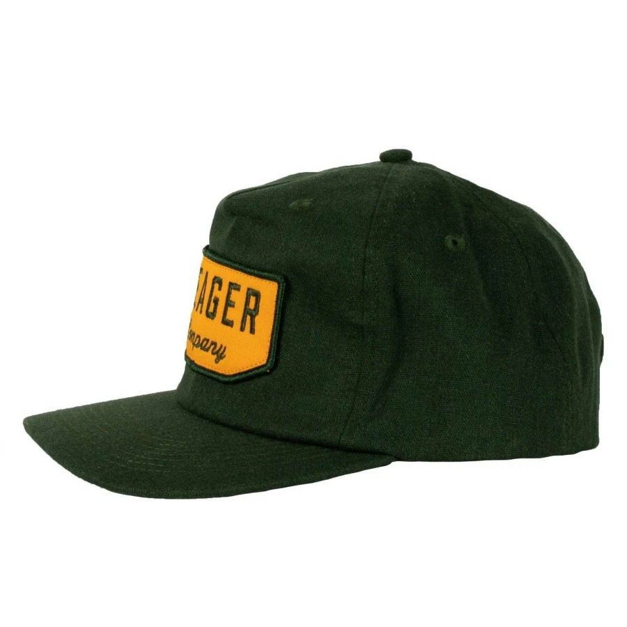 Mens * | Seager Hat Wilson Hemp Snapback Forest Green (Grn)