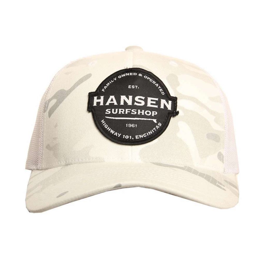 Accessories * | Hansen Hat Hwy 101 Retro White Camo (Whtcamo)