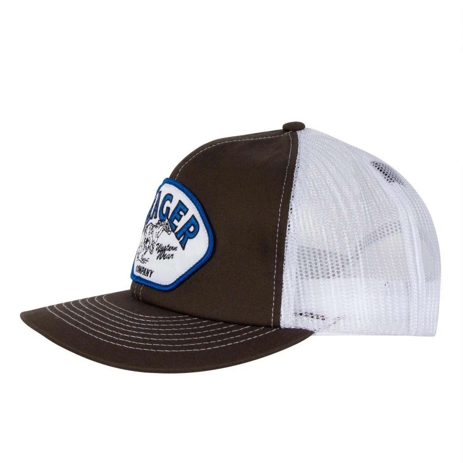 Womens * | Seager Hat Heritage Mesh Snapback Brown (Brn)