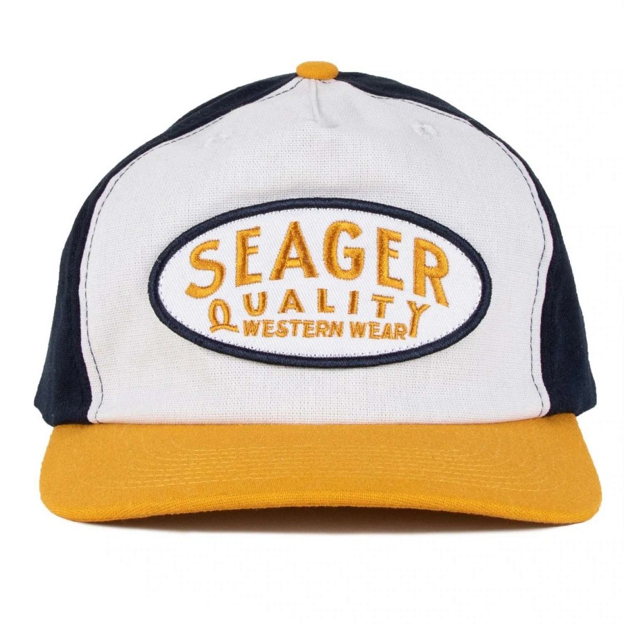 Womens * | Seager Hat Old Town Snapback Blue/Gold (Blgld)