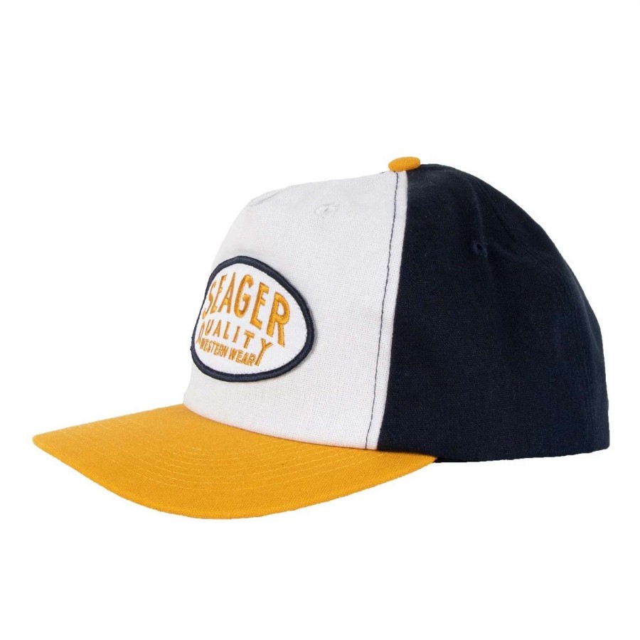 Womens * | Seager Hat Old Town Snapback Blue/Gold (Blgld)