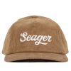 Accessories * | Seager Hat Big Khak Corduroy Snapback Khaki