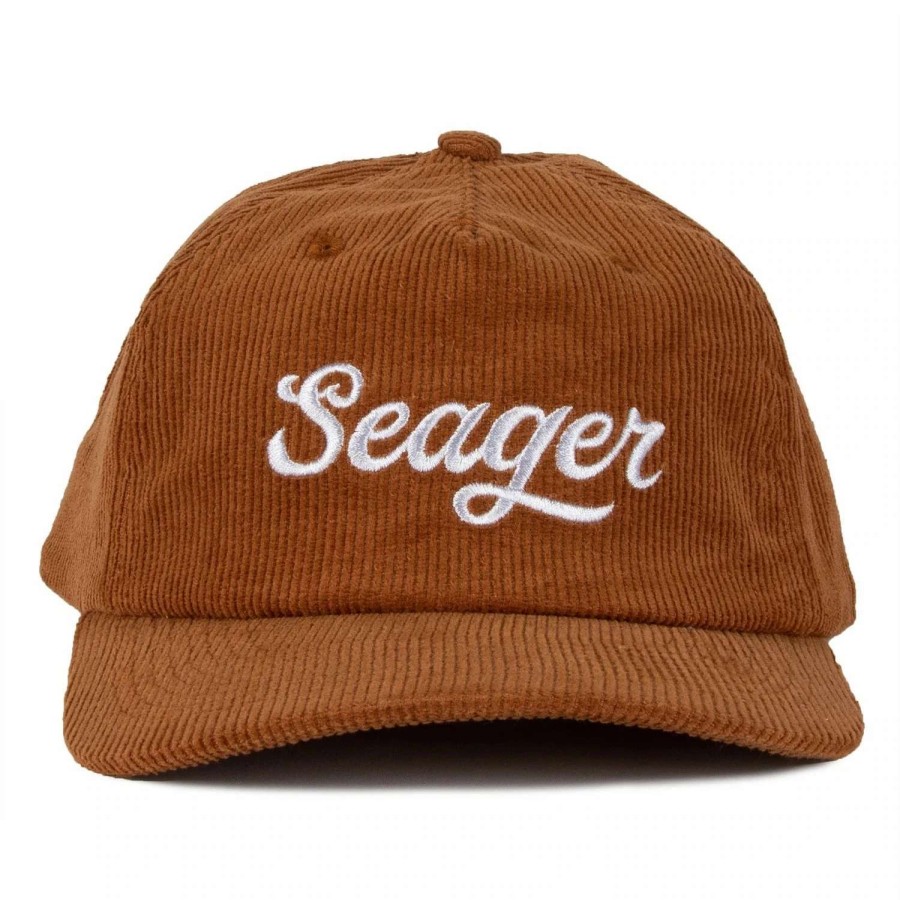 Accessories * | Seager Hat Big Tex Corduroy Snapback Brown