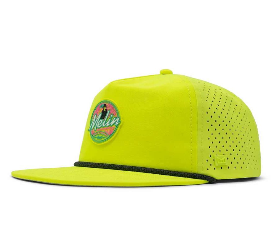 Accessories * | Melin Hat Hydro Coronado Burst Neon Yellow