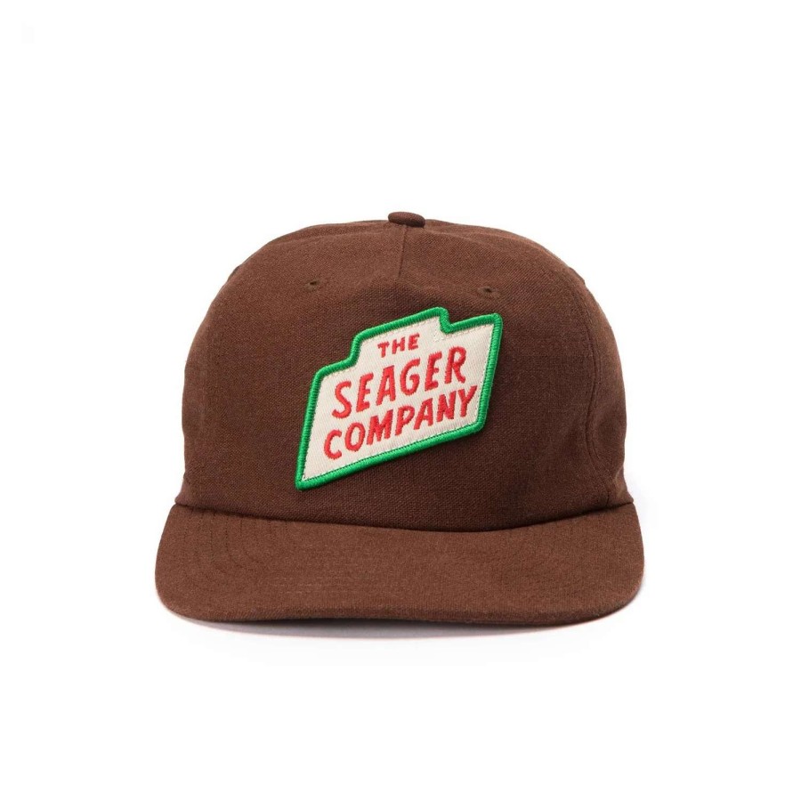 Mens * | Seager Hat Mojave Hemp Snapback Brown