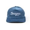 Womens * | Seager Hat Big Corduroy Snapback Blue