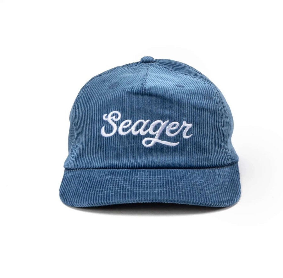 Womens * | Seager Hat Big Corduroy Snapback Blue