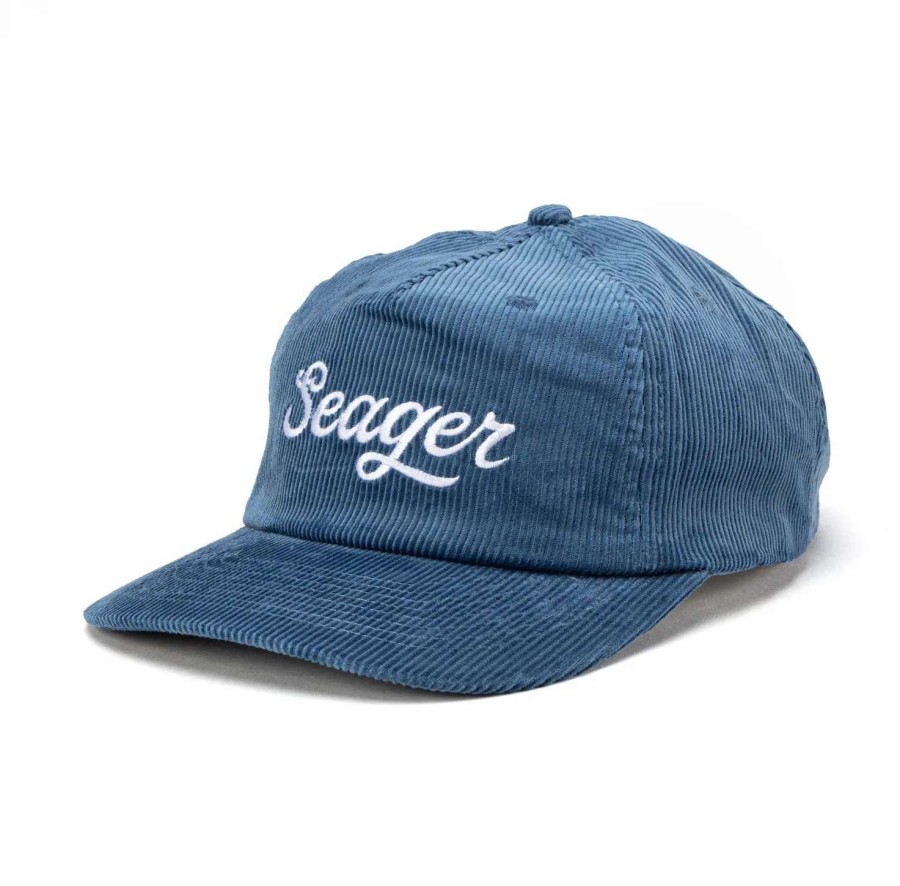 Womens * | Seager Hat Big Corduroy Snapback Blue