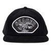 Mens * | Seager Hat Heritage Corduroy Snapback Black (Blk)