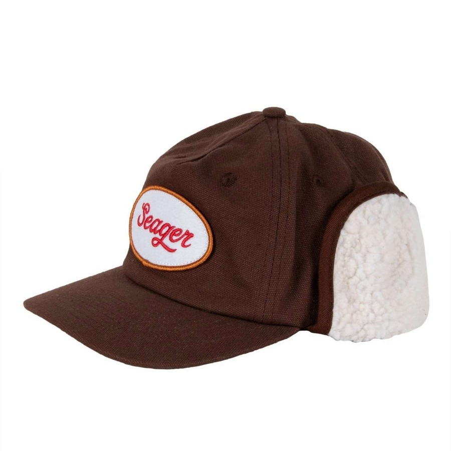 Womens * | Seager Hat Flapjack Canvas Ear Flap Cap Brown