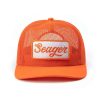 Womens * | Seager Hat Uncle Bill Mesh Snapback Orange