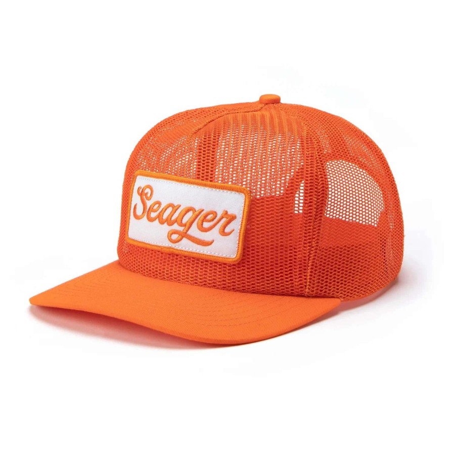 Womens * | Seager Hat Uncle Bill Mesh Snapback Orange