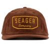 Womens * | Seager Hat Wilson Corduroy Snapback Brown