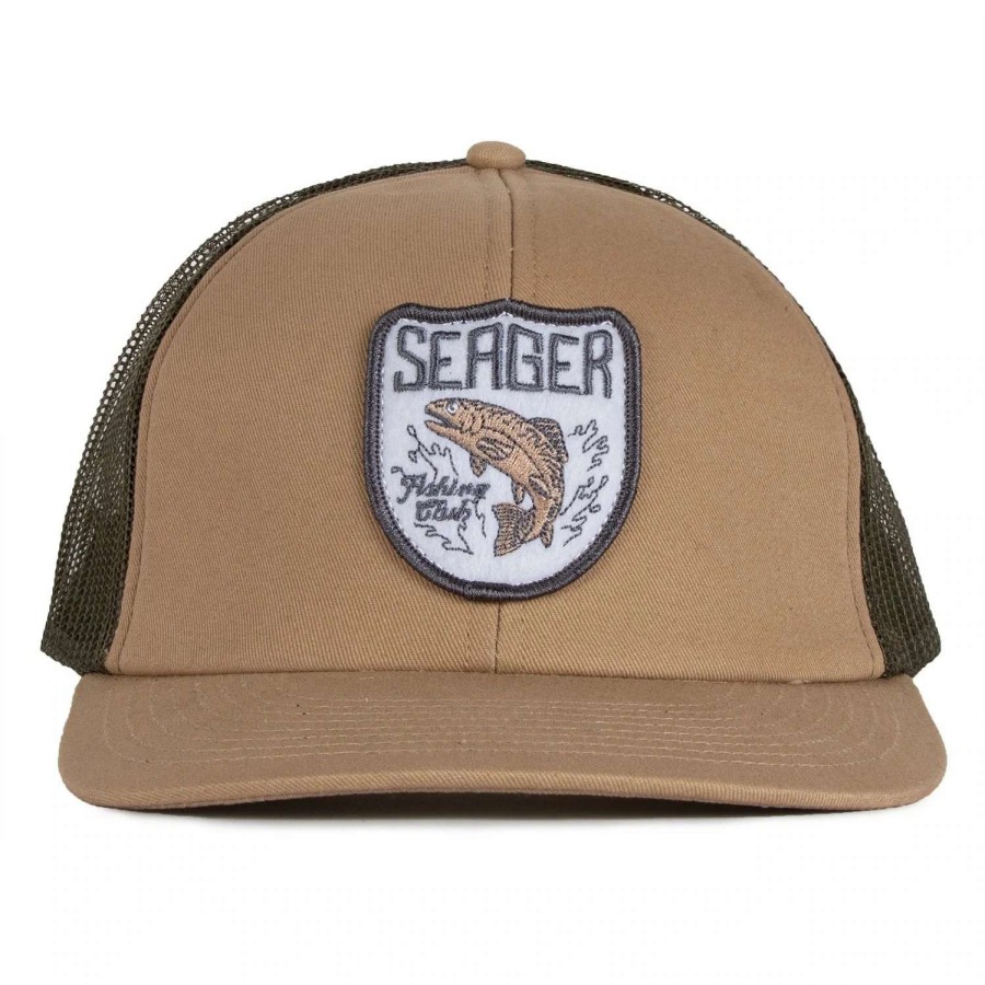 Accessories * | Seager Hat Fishing Club Mesh Snapback