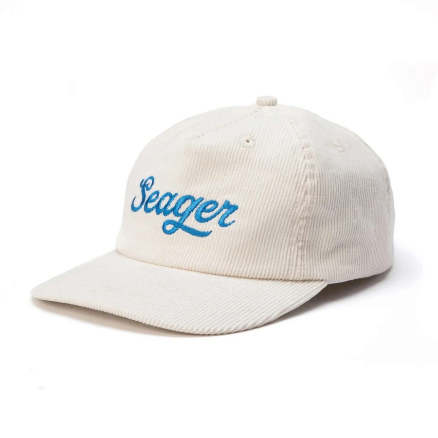 Mens * | Seager Hat Big Corduroy Snapback Cream