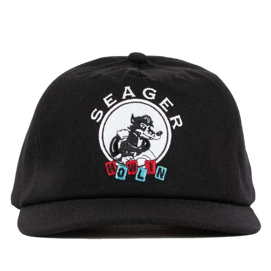 Mens * | Seager Hat Howlin Hemp Snapback Black