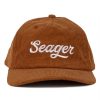 Mens * | Seager Hat Big Tex Corduroy Snapback Brown