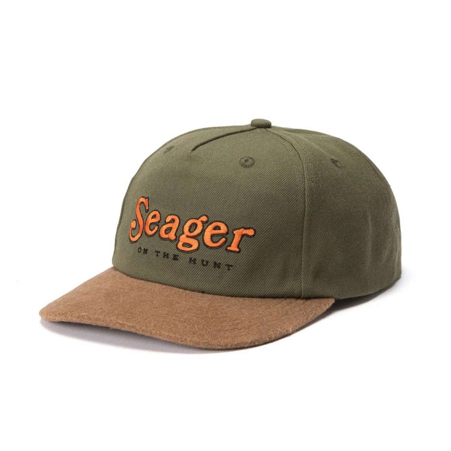 Mens * | Seager Hat On The Hunt Snapback Army/Brown (Grn)