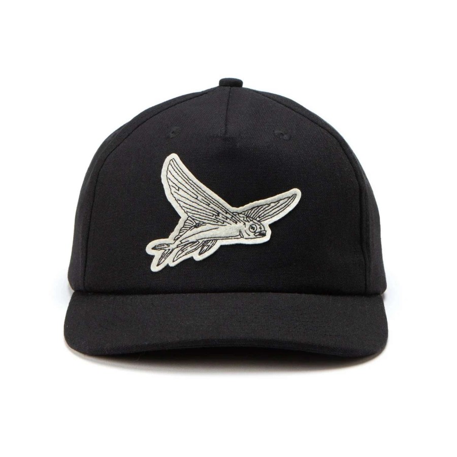 Accessories * | Seager Hat Avalon Hemp Snapback Black