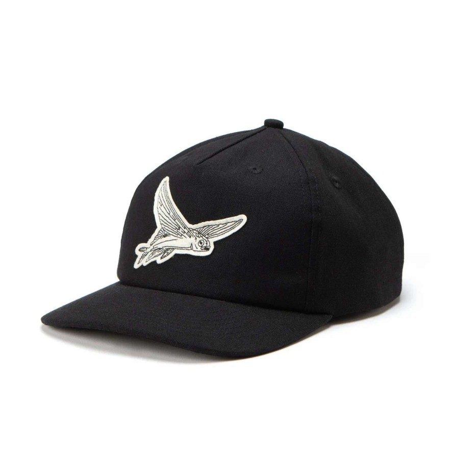 Accessories * | Seager Hat Avalon Hemp Snapback Black