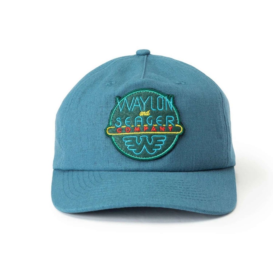 Womens * | Seager Hat Seager X Waylon Jennings Saloon Snapback Navy (Nvy)