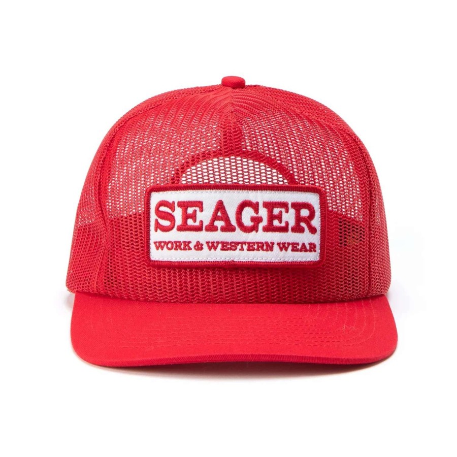 Mens * | Seager Hat Farrier All Mesh Snapback