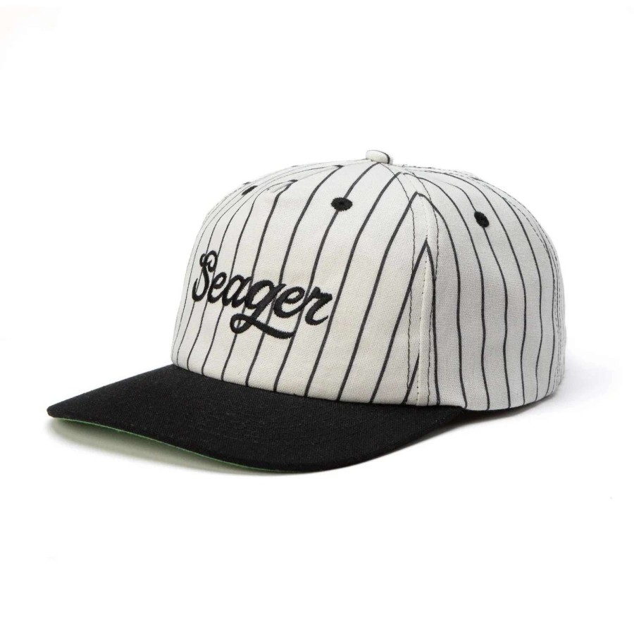 Accessories * | Seager Hat The Bronx Hemp Snapback White/Black (Crm)