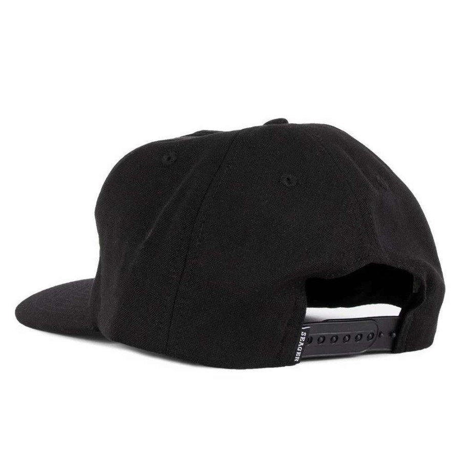 Womens * | Seager Hat Howlin Hemp Snapback Black