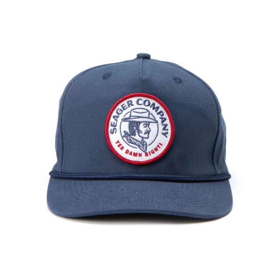 Womens * | Seager Hat Damn Right Hemp Snapback Navy