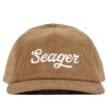 Womens * | Seager Hat Big Khak Corduroy Snapback Khaki