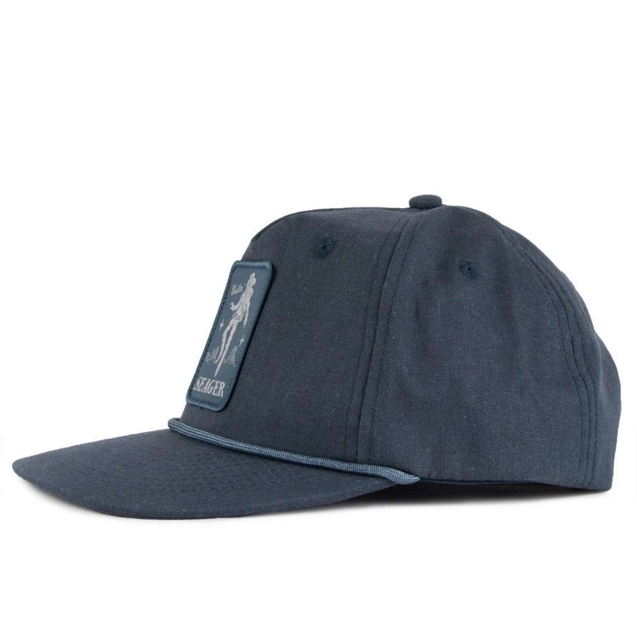 Accessories * | Seager Hat Space Cowboy Snapback Navy