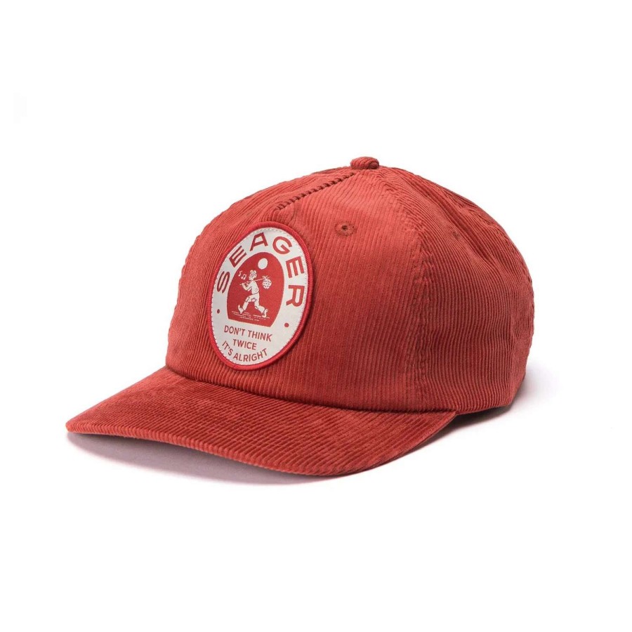 Womens * | Seager Hat Dylan Corduroy Rust Red