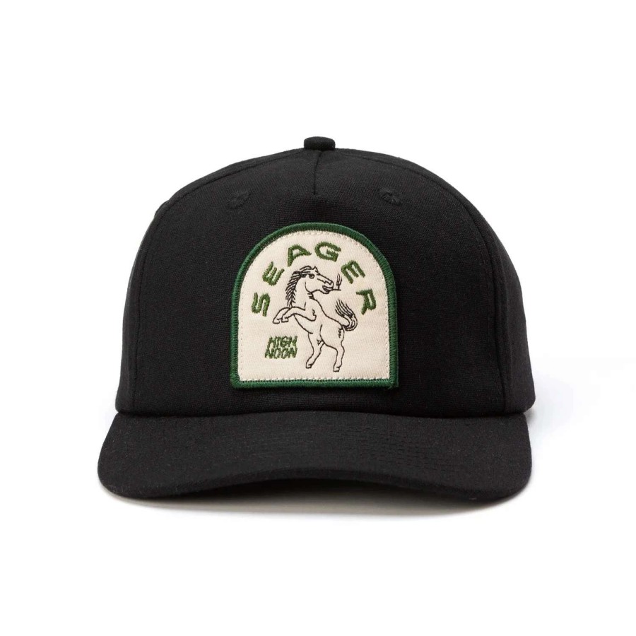 Womens * | Seager Hat High Noon Hemp Snapback Black