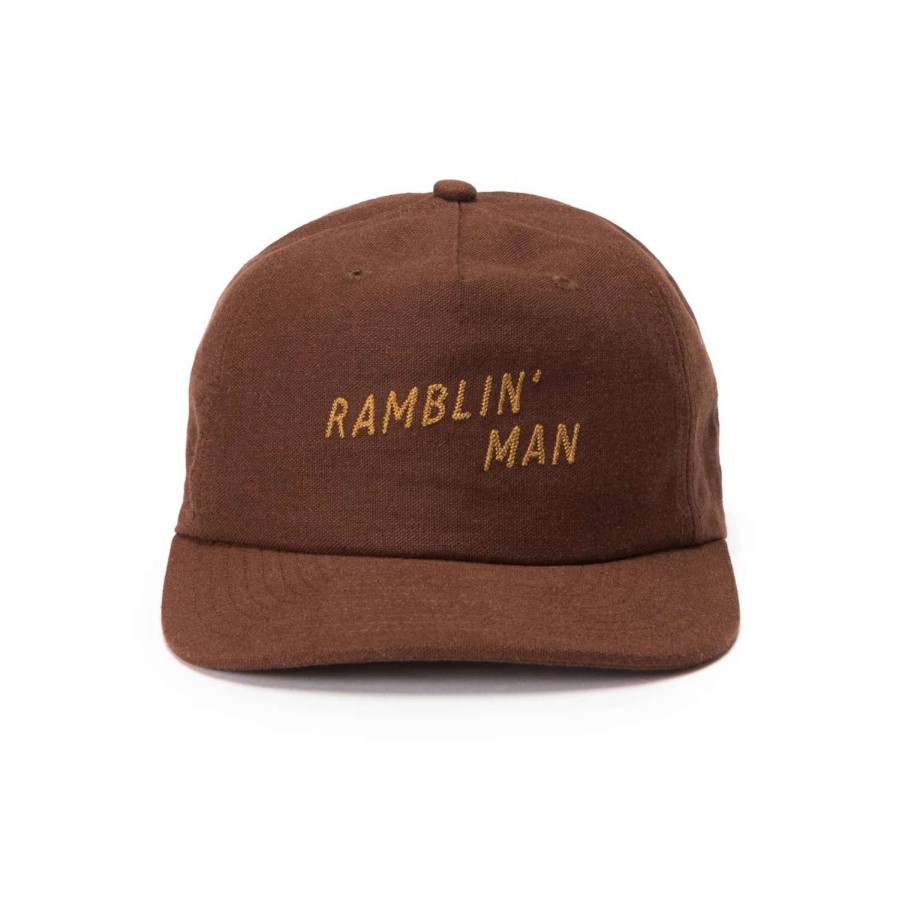 Mens * | Seager Hat Ramblin Man Hemp Snapback