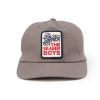 Accessories * | Seager Hat Boys Hemp Snapback Stone Grey (Gry)