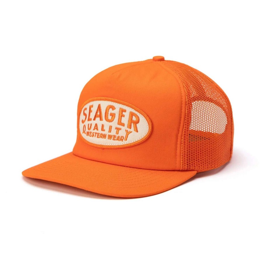 Womens * | Seager Hat Old Town Mesh Snapback Burnt Orange