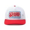 Mens * | Seager Hat Buckys All Mesh Snapback White