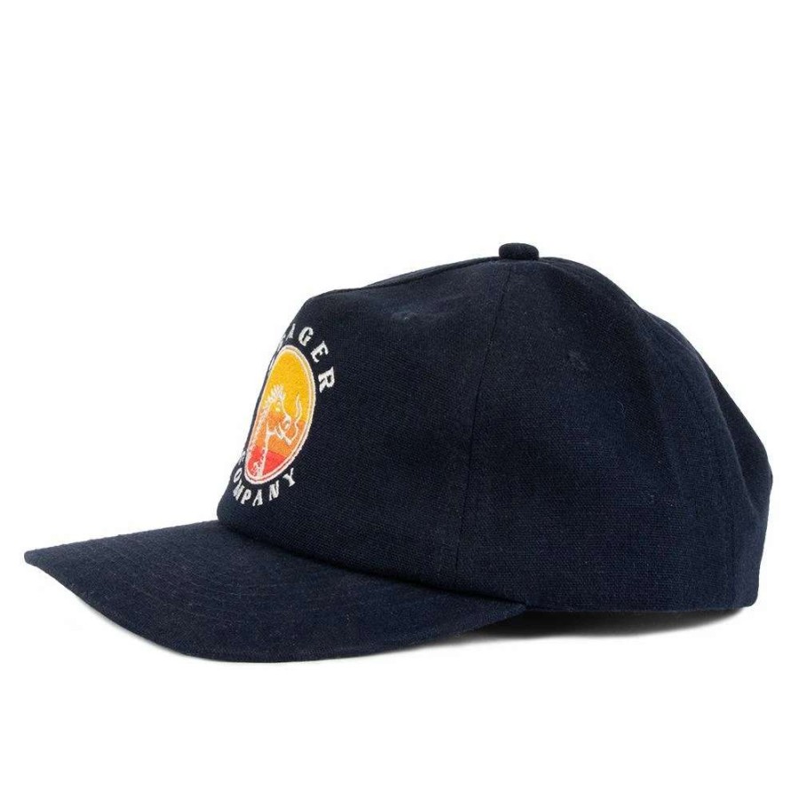 Mens * | Seager Hat High Horse Hemp Snapback Navy